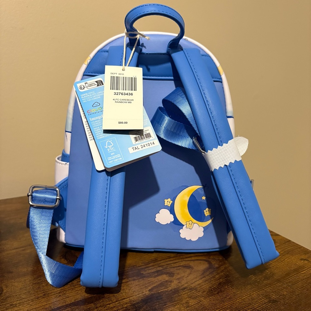 Loungefly Care Bears Rainbow Backpack - Picture 4 of 4